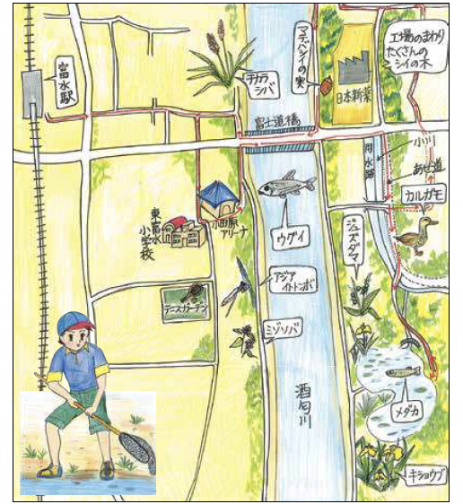 平地の自然観察ガイドマップ